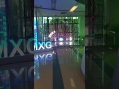 P3.91-7.82mm Przejrzysty LED Display Screen 6000 Nits Aluminium Cabinet